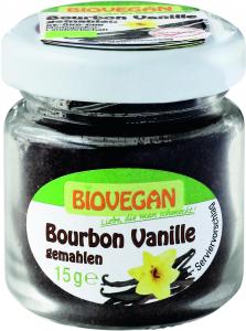 Vanilla, ground, ORGANIC, 15g in glass